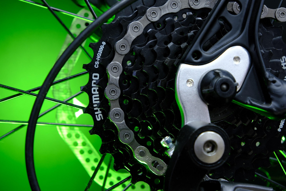 Lorak 7.0 Матовый Чёрный/Зелёный рама 19 (на рост 171-182)