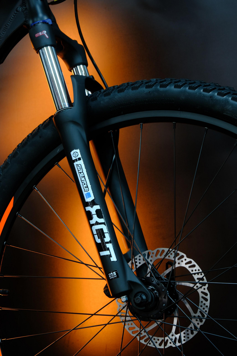 Lorak 6.0 Матовый Чёрный/Оранжевый рама 21 (на рост 183-190)