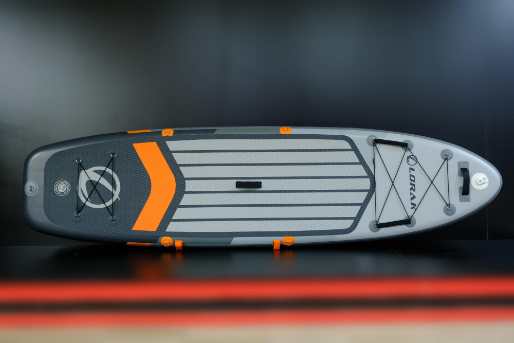 Сапборд Lorak 908 (320*81*15) серо-оранжевый, код 77908